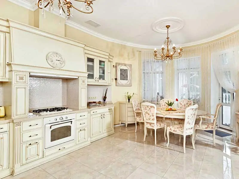 Białe meble kuchenne